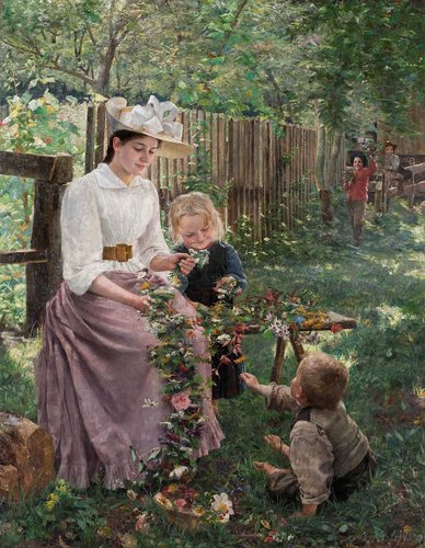 “Verano” (1889), de Ivana Kobilca, pintora realista eslovena. Óleo sobre lienzo, 180 x 140 cm