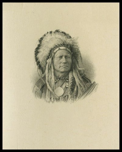 Retrato grabado por George F. C. Smillie para el billete de 5 dólares