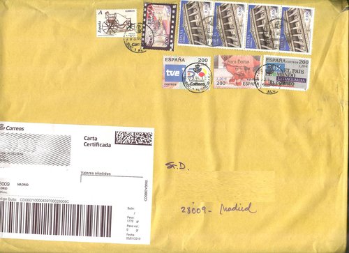 Etiqueta Grande. Nueva. Carta certificada. 1108694-Algeciras Suc 1 (aunque no lo indica). Inicio código. 0,00. 2019-01-03. 10x14,5. Sobre. Baja.jpeg