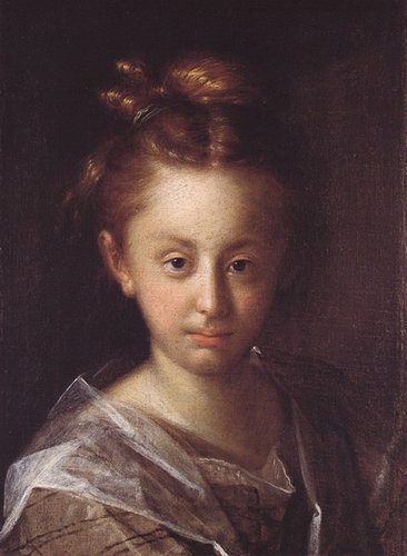 “Retrato de niña” (1612), pintura al óleo de Hans von Aachen