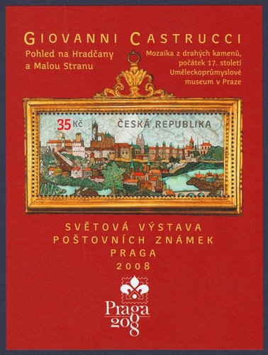 República Checa, 2006, Vista del Hradčany y el castillo de Praga