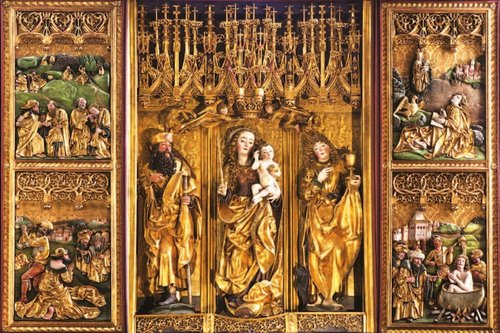 Retablo del altar mayor de la basílica de San Jacobo en Levoča