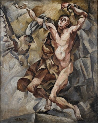 “Prometeo” (1911), de Antonín Procházka; óleo sobre lienzo, 110 x 88 cm