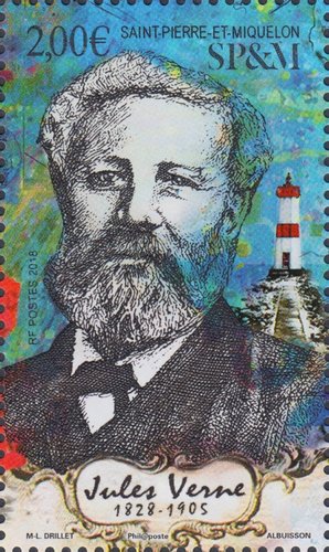 Sello de Julio Verne
