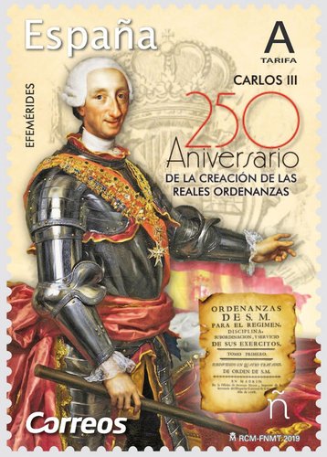 2019-02-20. Efemérides. 250 Aniv. Reales Ordenanzas Carlos III. Boceto. Baja.jpg