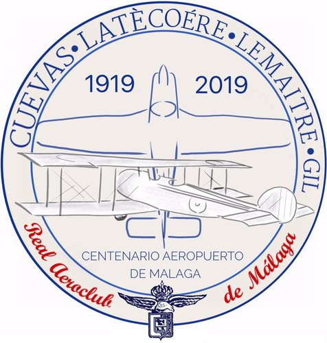 Málaga. 2019-03-23 y 24. Convención Nacional de Filatelia. Logo oficial. baja.jpg
