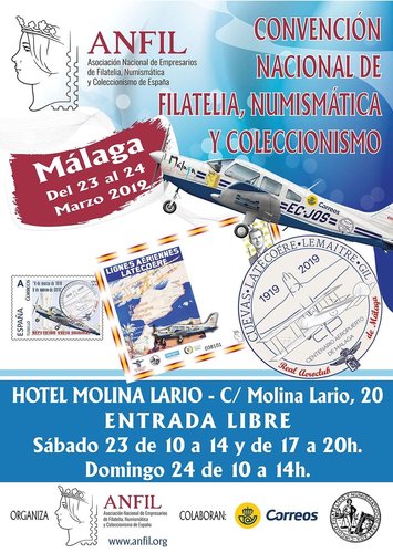 Málaga. 2019-03-23 y 24. Convención Nacional de Filatelia. Cartel. Baja.jpg