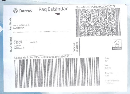 Etiqueta Grande. Nueva. Paq Estándar. (Barcelona, sin precisar). Domicilio. 10,5x14.7. 2019-02-19. Baja.jpeg