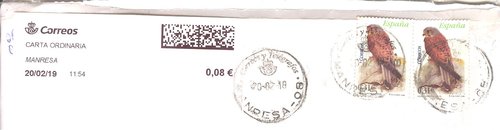 Etiqueta térmica digital. Nueva. Manresa. Carta ordinaria. 2019-02-20. 11.54. 4x10. 0,08 euros. Sobre.jpeg