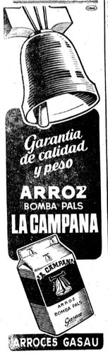 Arroces Gasau ( diario Los Sitios, Gerona Oct. 1952).jpg