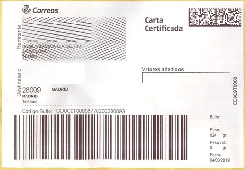 Etiqueta Grande. Nueva. Carta certificada. No indica (Vilanova i la Geltru). Inicio código. No lleva. 2019-03-04. 10x14,5. Baja.jpeg