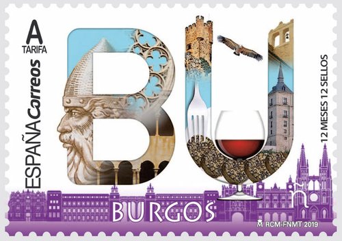2019-03-01. 12 meses, 12 sellos. Burgos. Boceto. Baja.jpg