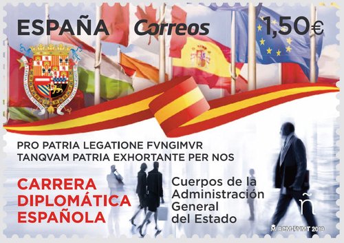 2019-03-11. Cuerpos de la Administración del Estado. Carrera Diplomática española. Boceto. Baja.jpg