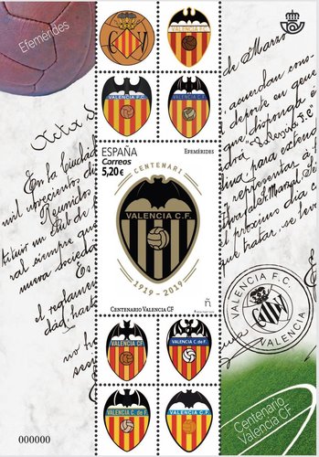 2019-03-18. Efemérides. Centenario del Valencia Club de Fútbol. Hoja. Boceto. Baja.jpg