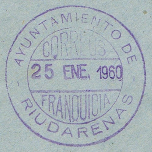 RIUDARENAS (Gerona) 1960