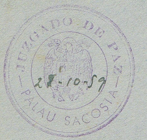PALAU SACOSTA (Gerona) 1959