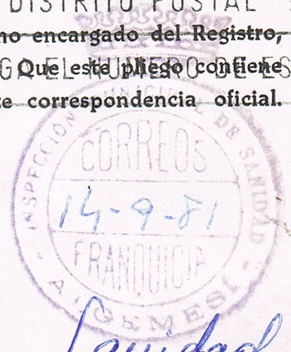 ALGEMESI (Valencia) 1981