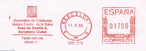 BARCELONA    11-5-93  Generalitat de Catalunya.   20369