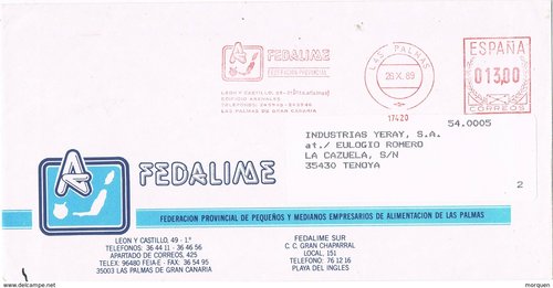 FEDALIME. Las Palmas 1989