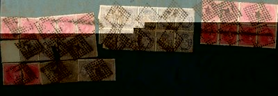 1881 Destino Inca. Precioso fragmento de plica judicial. Sellos de recibo. Matasellos rombo de puntos negro. Okk.jpg