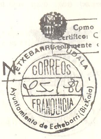 Franquicias del País Vasco. Vizcaya. Echebarri. 1984-01-25.jpeg