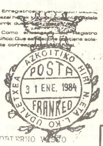 Franquicias del País Vasco. Guipúzcoa. Azcoitia. 1984-01-30.jpeg