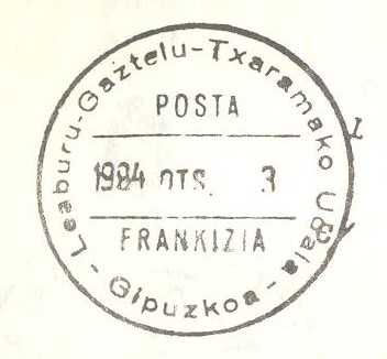 Franquicias del País Vasco. Guipúzcoa. Leaburu-Gaztelu-Txarama. 1984-02-03.jpeg