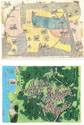Postales de la quedada filatélica en Liendo