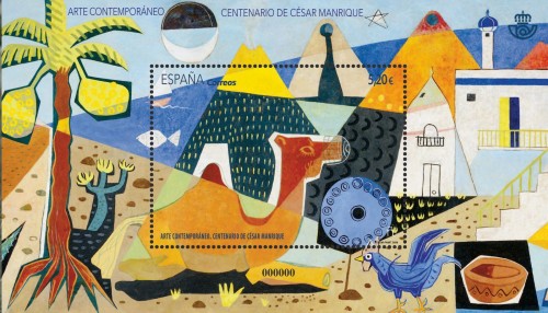2019-05-27. Arte Contemporáneo. Centenario de César Manrique. Boceto. Interior 2. Baja.jpg