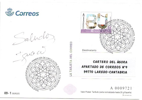 Tarjeta prefranqueada