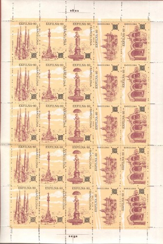 Barcelona. 1980-06-28 al 06-07. Exfilna - 80. Viñetas. Pliego. 30x20. Baja.jpeg