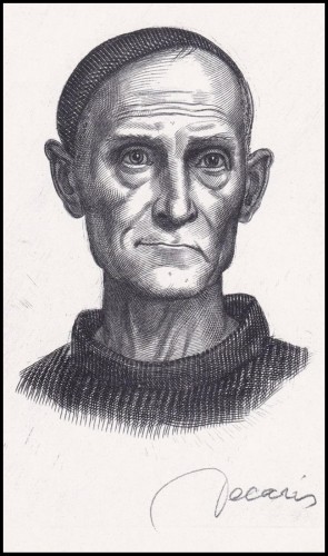 Albert Decaris. Autorretrato a buril