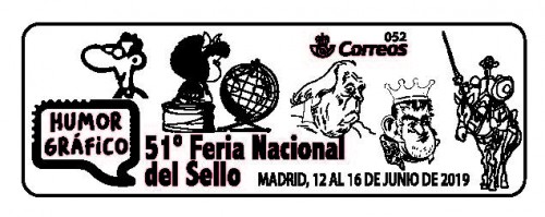 Madrid. 2019-06-12 al 16. 51 Feria Nacional del Sello. Matasellos. General.jpg