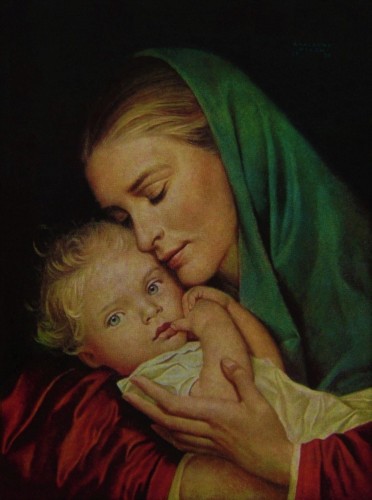 1968_Austria_Mother's Day_A. Pilch, 1959_21 cm x 28 cm_técnica mixta, acrícilica y óleo.jpg