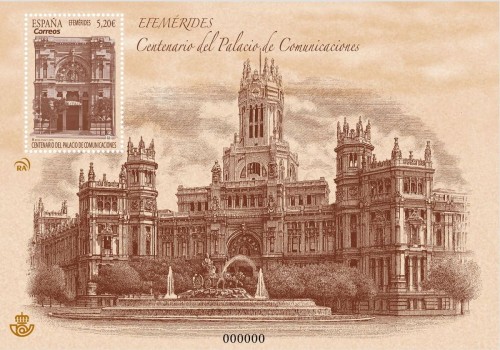2019-06-14. Efemérides. Centenario del Palacio de Comunicaciones. Boceto.jpg