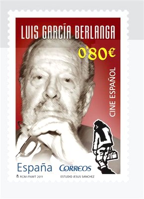 2011-07-22. Cine español. Luis García Berlanga. Sello. Baja.jpg
