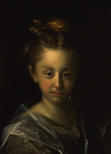 “Retrato de niña” (1612), pintura al óleo de Hans von Aachen
