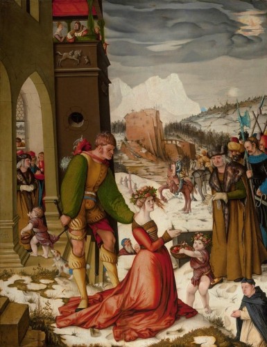 “Decapitación de Santa Dorotea”, de Hans Baldung Grien; pintura al temple sobre madera, 78 x 61 cm
