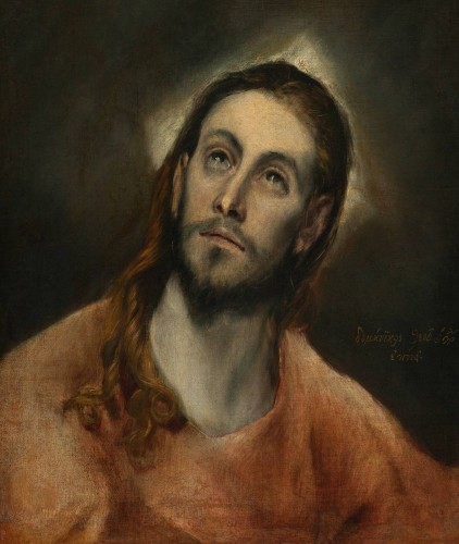 El Greco, “Cristo”; óleo sobre lienzo, 61 x 46 cm