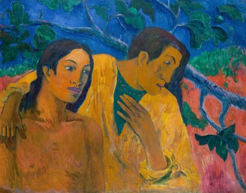 Paul Gauguin, “Los amantes” (1902); óleo sobre lienzo, 93 × 73 cm