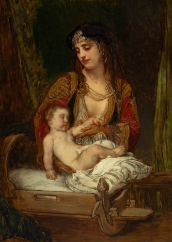 Jaroslav Čermák, “Černohorská madona”; óleo sobre lienzo, 122 x 89 cm