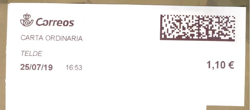 Etiqueta térmica digital. Nueva. Telde. Carta ordinaria. 2019-07-25. 16.53. 4,2x10. 1,10 euros.jpg