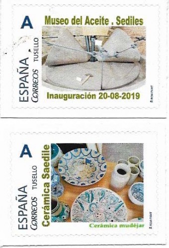 Sellos conmemorativos inauguracion Museo Aceite y Taller Ceramica - Sediles.jpg