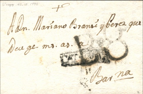 La Bisbal a Barcelona 1776