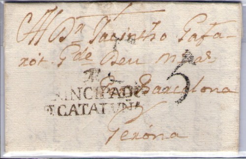 Mataro a Gerona 1784
