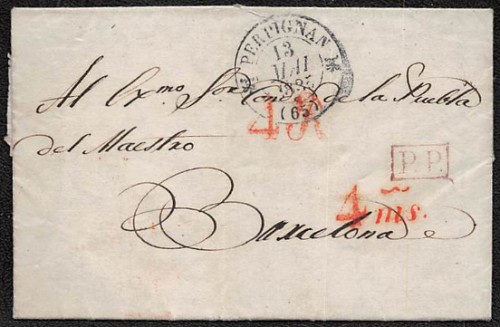 Perpignan a Barcelona 1835