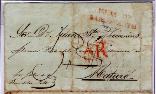 Puerto Rico a Mataro 1838