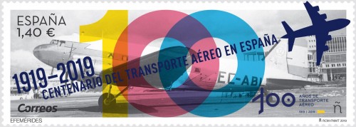 2019-09-09. Efemérides. Centenario Transporte aéreo en España (1919-2019). Boceto. Baja.jpg