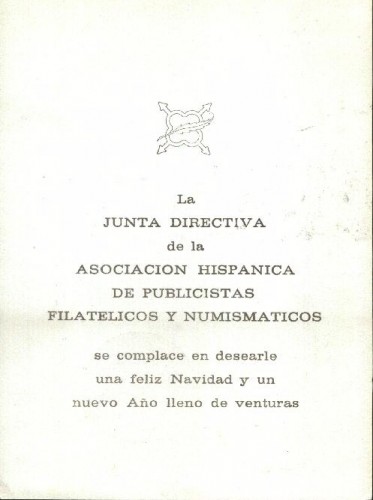Trasera de 'Asociacion Hispanica de Publicistas Filatélicos y Numismáticos' (Madrid).jpg