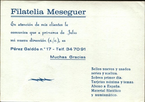 Trasera de 'Filatelia Meseguer' Tipo I (Jerez de la Frontera).jpg
